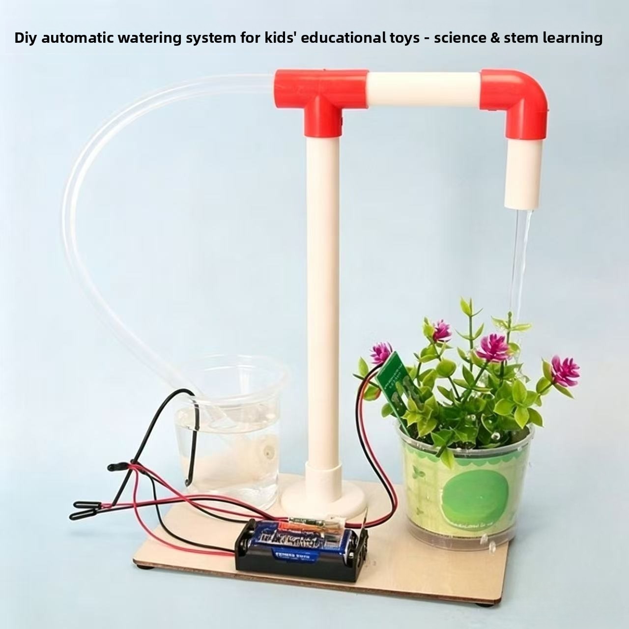 Renewable Energy Model - 子供向け科学教育実験モデル、DIY自動給水システム手組み立て玩具、DIYギフト
