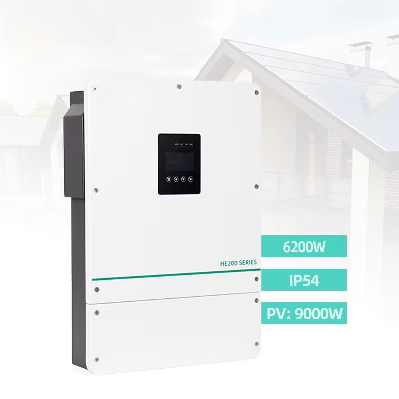 Pure Sine Wave Inverter - 高品質で価格競争力のあるIP54 6.2kW デュアル/シングル純正弦波ソーラーハイブリッドインバーター MPPT技術搭載