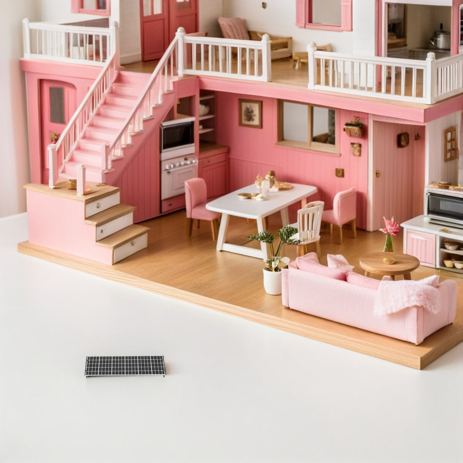 Renewable Energy Diorama - 1:64スケールミニソーラーパネル、小型ソーラーセルモジュール、ジオラマや都市計画用のリアルな再生可能エネルギーアクセサリー