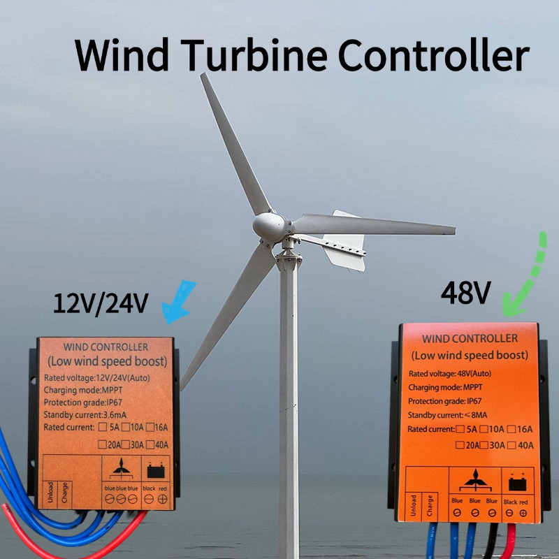 Renewable Energy Model - MPPT 風力タービン発電機コントローラー 500 ワット 3000 ワット風力発電コントローラー過充電保護機能付き