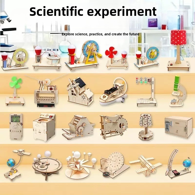 Renewable Energy Model - 子供向け科学教育実験モデル、子供向けDIY手作り組み立て玩具、子供向けDIYギフト