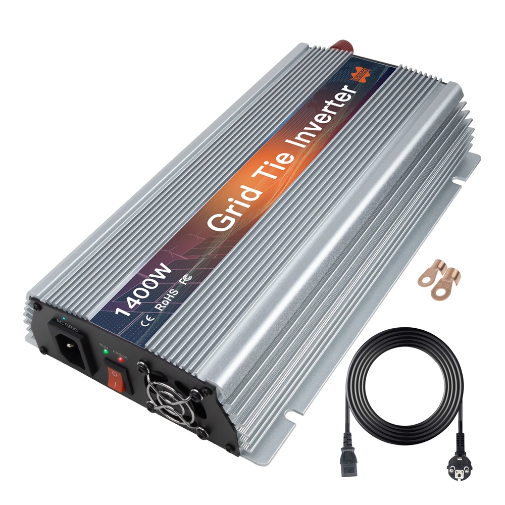 1000-1400 ワットグリッドタイマイクロソーラーインバ - Pure Sine Wave Inverter のレビューと価格