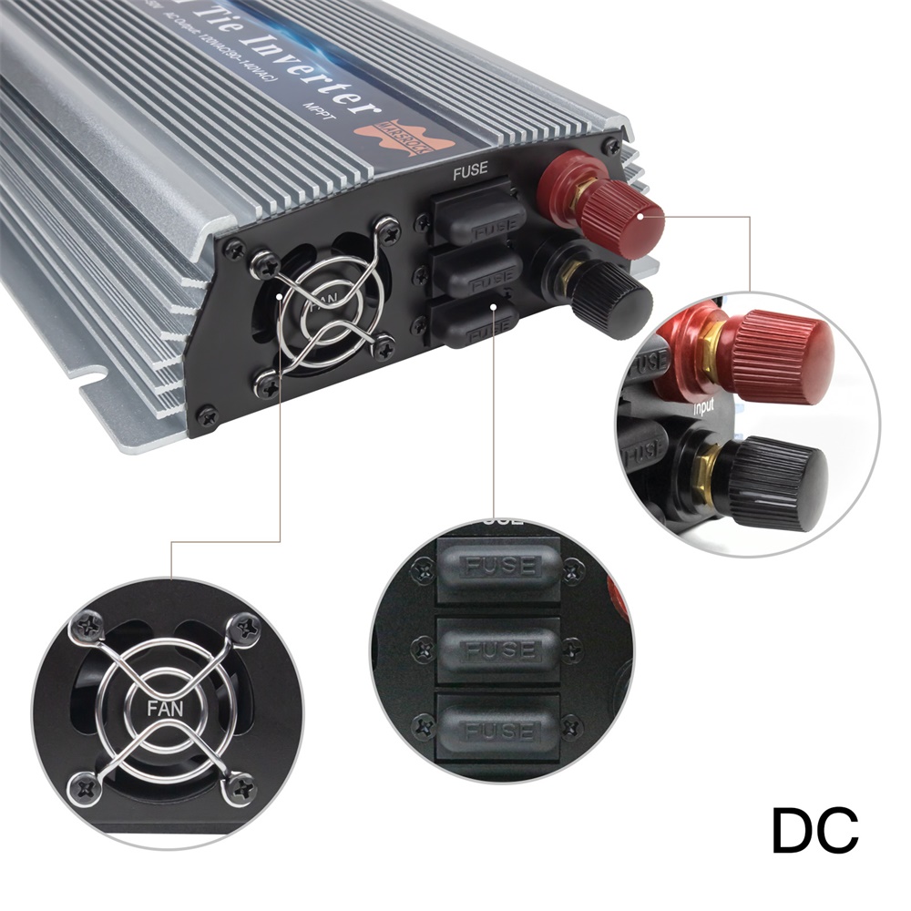 1000-1400 ワットグリッドタイマイクロソーラーインバ - Pure Sine Wave Inverter のレビューと価格