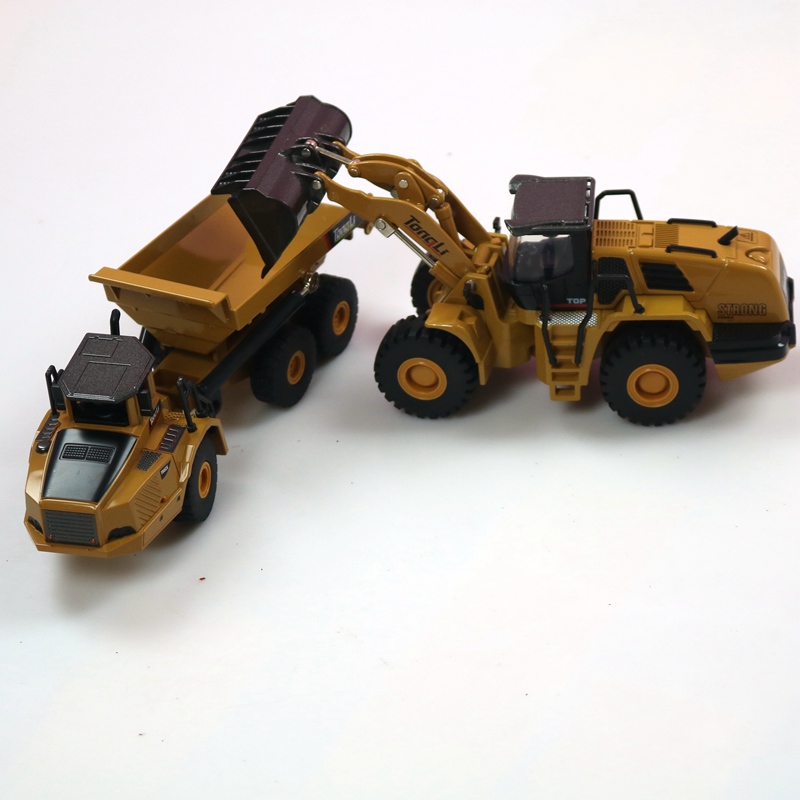 HUINA 1:50 ダンプトラック掘削機ホイールローダーダ - Renewable Energy Model のレビューと価格
