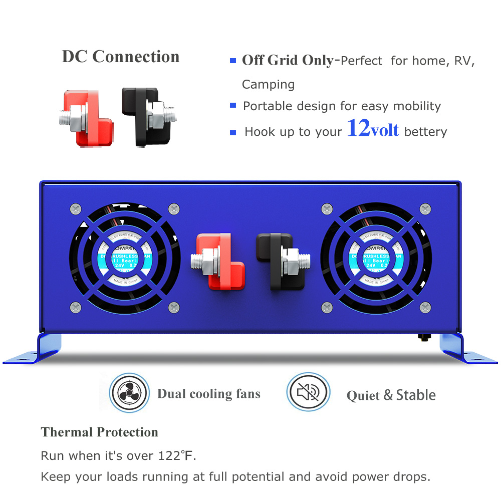 2026年激安販売 WZRELB 3000W 車載用家庭用電 - Pure Sine Wave Inverter のレビューと価格