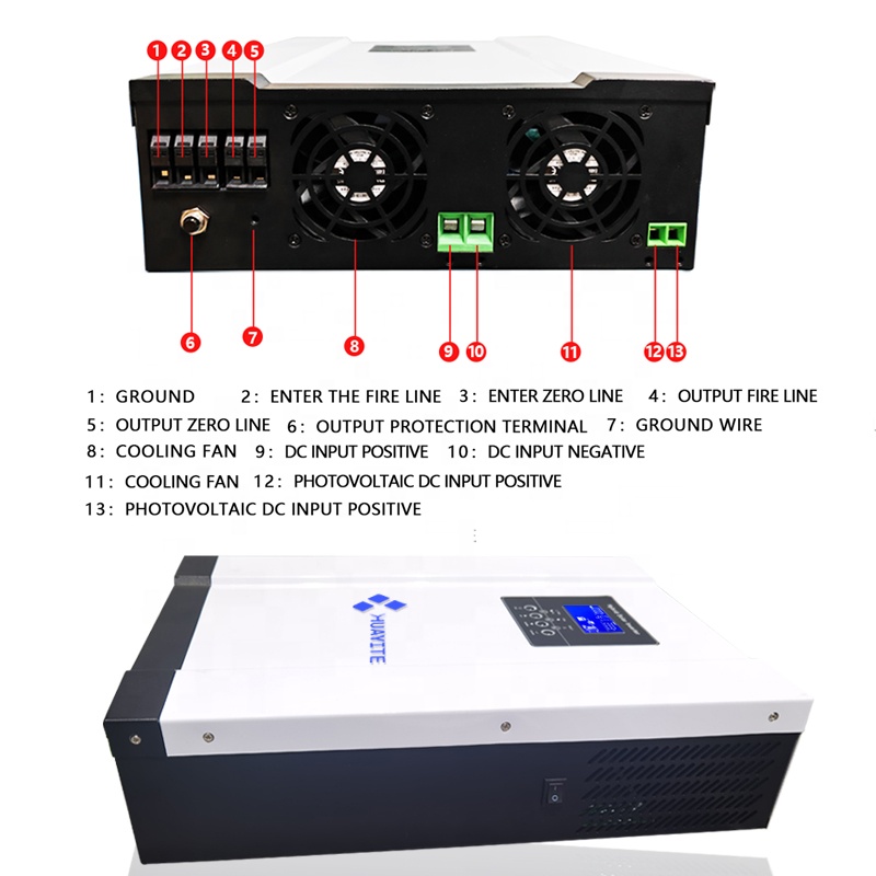 5.6KW 3.6KW ハイブリッドソーラーインバーター 4 - Pure Sine Wave Inverter のレビューと価格