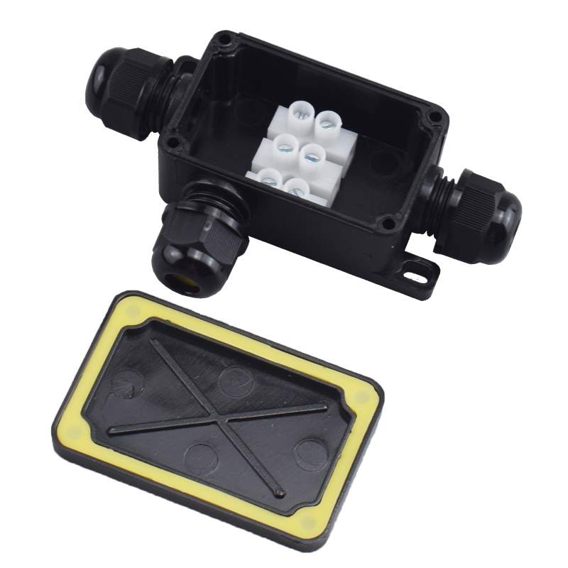 3ウェイ屋外防水IP66電気ケーブルワイヤコネクタジャンクシ - Cable Gland Waterproof のレビューと価格