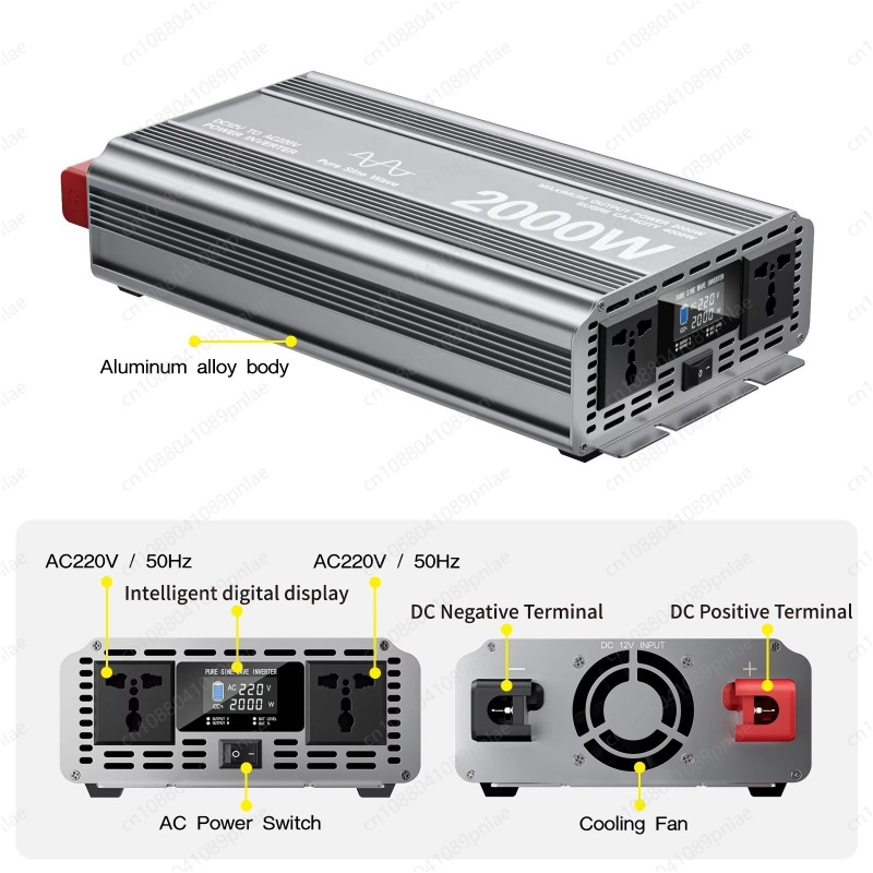 2000W純正弦波インバーター 12Vから220Vへ ディス - Pure Sine Wave Inverter のレビューと価格