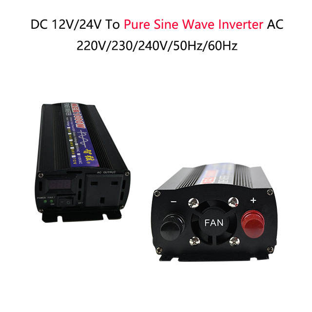 純正弦波インバーター 1000W 500W DC 12V 2 - Pure Sine Wave Inverter のレビューと価格