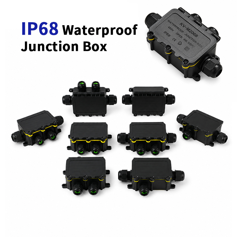 IP68防水ジャンクションボックス 2-8ウェイ 6極電気ケ - Cable Gland Waterproof のレビューと価格