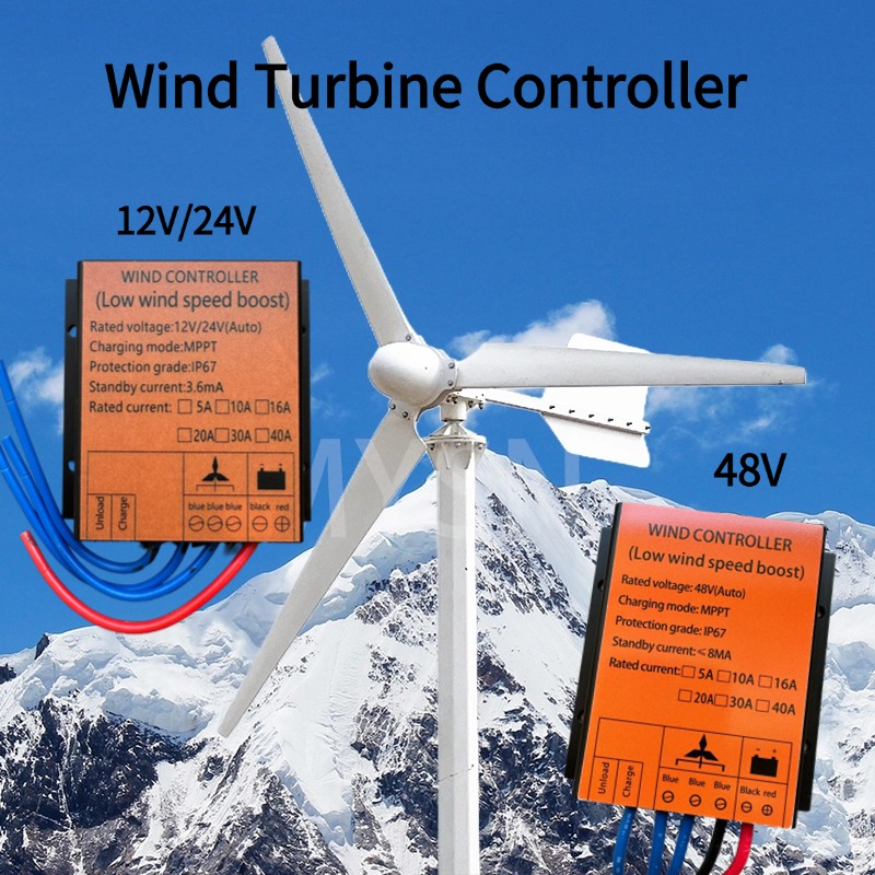 MPPT 風力タービン発電機コントローラー 500 ワット  - Renewable Energy Model のレビューと価格