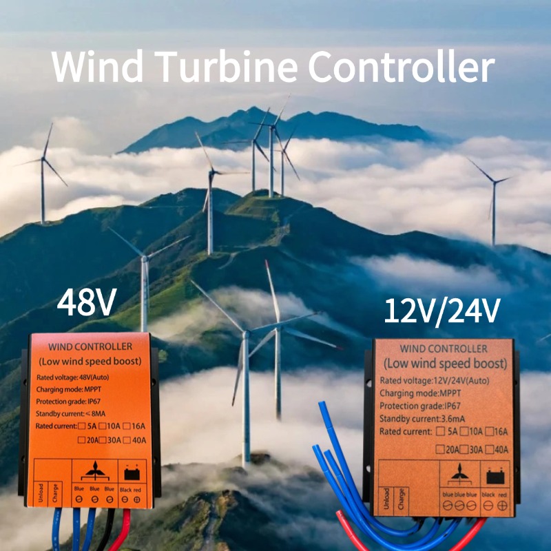 MPPT 風力タービン発電機コントローラー 500 ワット  - Renewable Energy Model のレビューと価格