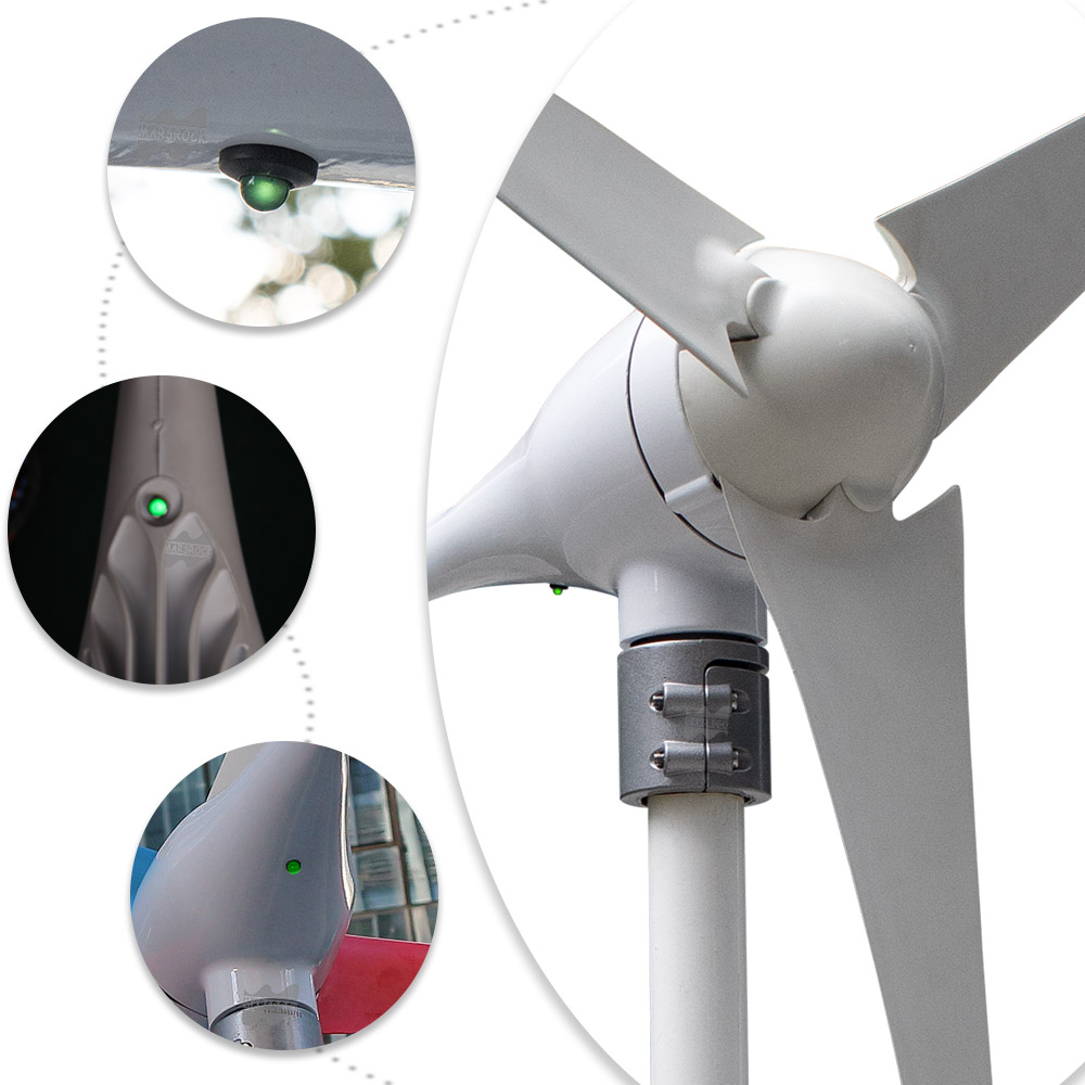 高品質 AC 12 V 24 V 400 ワット風力タービン - Renewable Energy Model のレビューと価格